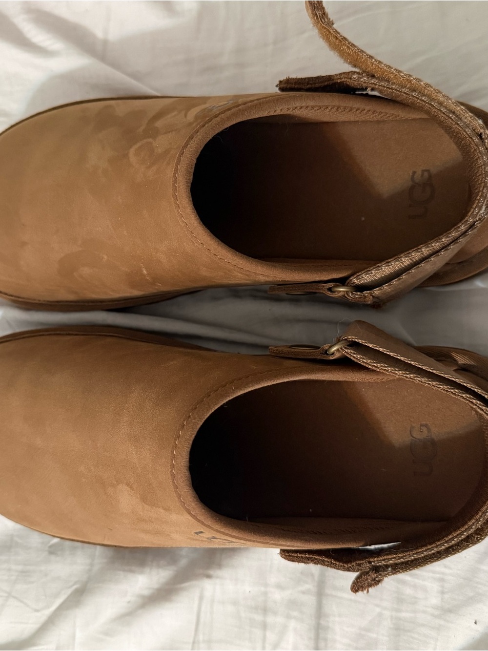 UGG Men's Goldencoast Clog II Nubuck Dark Chestnut
